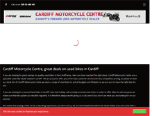 Tablet Screenshot of cardiffmotorcyclecentre.co.uk